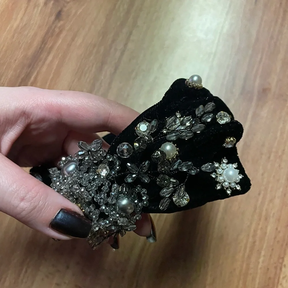 Baroque Bow Embellished Headband